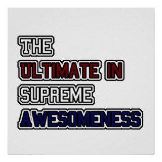 Ultimate Awesomeness Poster