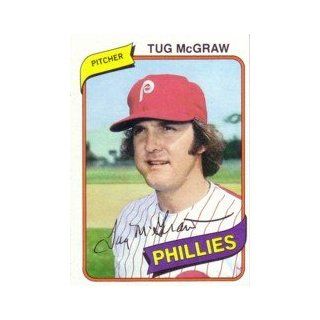 1980 Topps #655 Tug McGraw [Misc.] : Sports Related Trading Cards : Sports & Outdoors