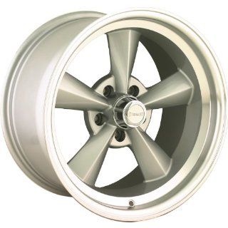 Ridler 675 Silver Wheel with Machined Lip (15x7"/5x120.65mm): Automotive