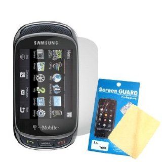 Cbus Wireless Three LCD Screen Guards / Protectors for Samsung Gravity T / Touch SGH T669: Cell Phones & Accessories