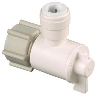 Watts P 677 Quick Connect Female Angle Valve, 1/2 Inch FIP x 3/8 Inch CTS   Pipe Fittings  