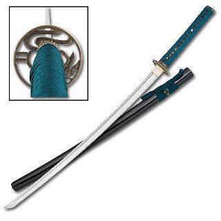 United Cutlery Flying Dragon Functional Katana   Green : Martial Arts Practice Swords : Sports & Outdoors