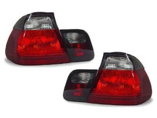 A Pair of Depo Red and Smoke Lense Tail Lights   BMW 3 Series E46 4DR 1999 2001: Automotive