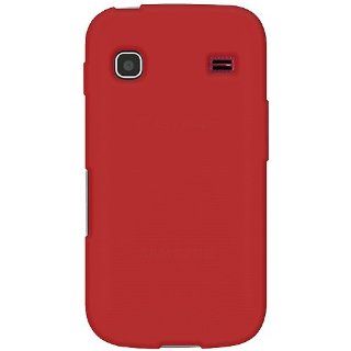 Amzer AMZ93265 Silicone Jelly Skin Case Cover for Samsung Repp SCH R680   Retail Packaging   Red: Cell Phones & Accessories