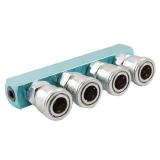 Pneumatic 4 Pass Air Hose Quick Connect Coupling Coupler Tool: Air Tool Fittings: Industrial & Scientific