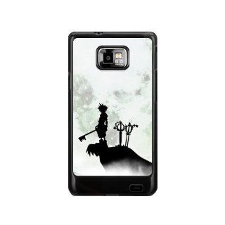 Kingdom Hearts Samsung Galaxy S2 I9100 Case Black and White Samsung Galaxy S2 I9100 Case Cell Phones & Accessories