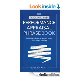 The Quick and Easy Performance Appraisal Phrase Book eBook Patrick Alain Kindle Store