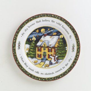 Portmeirion A Christmas Story Dinner Plates, Series 4, Set of 4: Kitchen & Dining