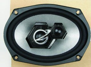 Planet Audio BB690 6 Inch x 9 Inch 3 Way Silver Glass Fiber Woofer Cone Speaker System : Component Vehicle Speaker Systems : Car Electronics