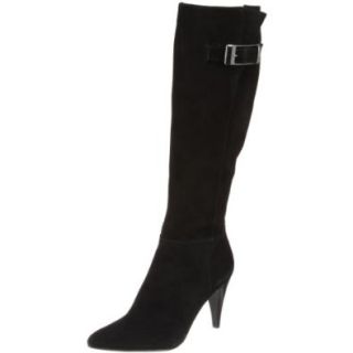 Calvin Klein Women's Logan E7366 Knee High Boot, Black, 5 M US: Shoes