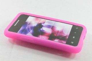 LG Optimus Elite LS696 Skin Case Cover for Hot Pink: Cell Phones & Accessories