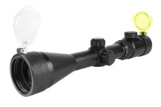 AIM Sports 3 12X50 Rangefinder Dual Illuminated Weaver/Picatinny Airsoft Gun Scope : Sports & Outdoors