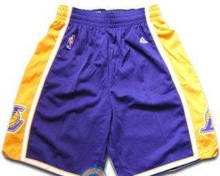 Los Angeles Lakers Swingman NBA Shorts Purple Size L : Sports Related Merchandise : Sports & Outdoors