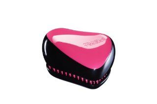Tangle Teezer Compact Styler Hair Brush, Black and Pink : Hair Extensions : Beauty