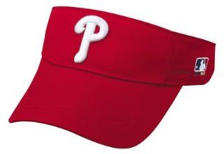 Philadelphia Phillies VISOR Officially Licensed MLB Adjustable Velcro Baseball Cap/Hat Visors : Sports Fan Visors : Sports & Outdoors