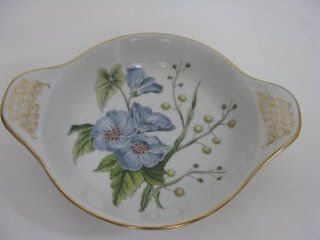 Spode England Stafford Flowers Lida & Acacia Round Eared Egg Dish : Dinner Plates : Everything Else