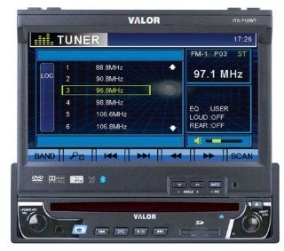 Valor ITS 710WT 7" LCD Touch Screen DVD/CD Receiver : Vehicle Video Products : Car Electronics