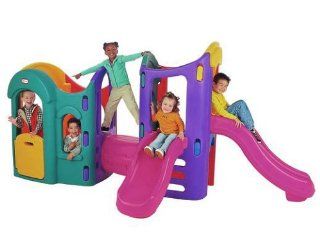 Little Tikes 8 in 1 Adjustable Playground (Colors May Vary): Toys & Games