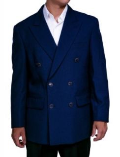 New Mens Navy Blue Double Breasted Dinner Blazer Suit Jacket at  Mens Clothing store: Blazers And Sports Jackets