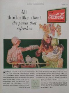 Vintage Coke Memorabilia Original Coca Cola Collectable Magazine Advertisement : Other Products : Everything Else