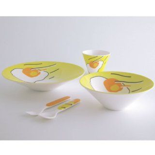 2 Dishes and a Cup(TM) Kids Dinnerware   Flying Egg: Kitchen & Dining