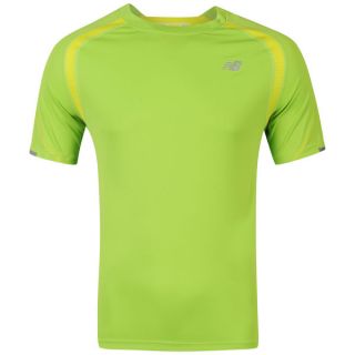 New Balance Mens Ice Short Sleeve T Shirt   Jazz Green      Sports & Leisure