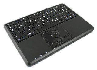 Perixx PERIBOARD 709PLUS, Wireless Keyboard with Trackball   Super Mini 9.05"x6.30"x0.90" Dimension   Nano Receiver   On/Off Switch   2xAAA Brand Batteries   Silent X Type Scissor Keys   US English Layout: Computers & Accessories