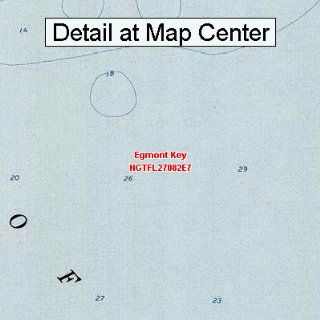 USGS Topographic Quadrangle Map   Egmont Key, Florida (Folded/Waterproof) : Outdoor Recreation Topographic Maps : Sports & Outdoors