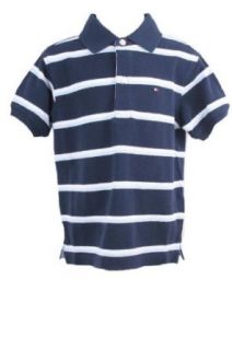 Tommy Hilfiger Baby Boys Navy Baby Blue Striped Polo Shirt 18 24 Months : Infant And Toddler Apparel : Clothing