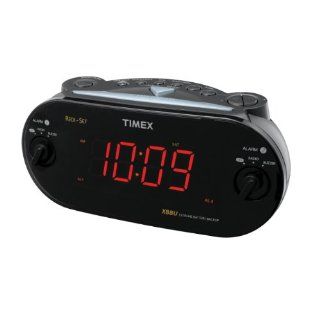 Timex T715BW3 Dual Alarm Clock Radio (Black) (Discontinued by Manufacturer): Electronics