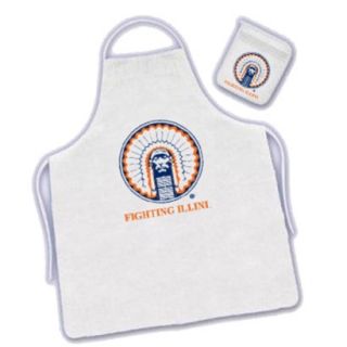 Illinois University Apron & Mitt Set