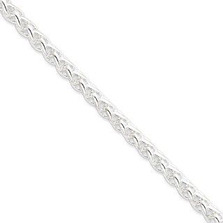 Sterling Silver Wheat Chain   6mm   18 Inch   Lobster Claw   JewelryWeb: Jewelry