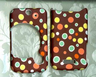 Brown Multi Dot Sony Ericsson Equinox TM717 phone case cover: Cell Phones & Accessories