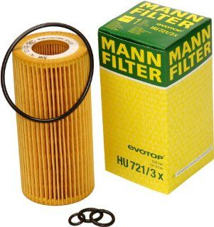 Mann Filter HU 721/3 X Metal Free Oil Filter: Automotive