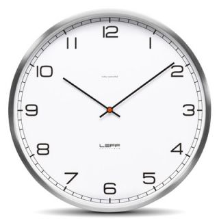 Leff Amsterdam One35 13.78 Arabic Stainless Steel Wall Clock LT10012