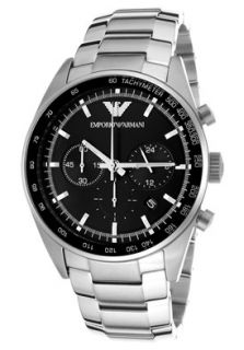 Emporio Armani AR5980  Watches,Mens Chronograph Black Dial Stainless Steel, Chronograph Emporio Armani Quartz Watches
