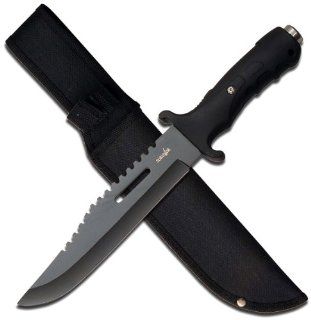 Survivor HK 727BK Outdoor Fixed Blade Knife 12 Inch Overall : Hunting Knives : Sports & Outdoors