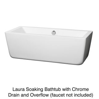Wyndham White Laura Soaking Bathtub