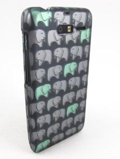 Kaleidio (TM) Hard Snap on Case Cover for Motorola Droid RAZR M XT907 (Verizon)   Cute Elephant Pattern (Package Includes Overbrawn Prying Tool): Cell Phones & Accessories