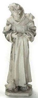 Dollhouse ST FRANCIS STATUE GRAY: Toys & Games