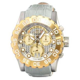 Mens Invicta Reserve Chronograph Watch with Silver Dial (Model 12484
