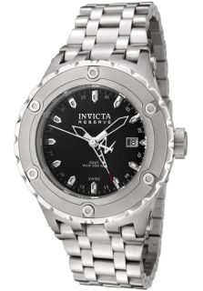 Invicta F0011  Watches,Midsize Mens Reserve GMT Black Dial Stainless Steel, Casual Invicta Quartz Watches