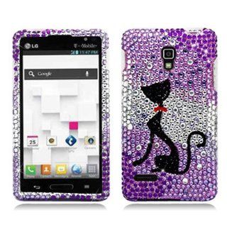 Aimo LGP769PCLDI753 Dazzling Diamond Bling Case for LG Optimus L9   Retail Packaging   Cat: Cell Phones & Accessories