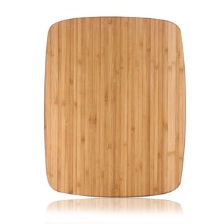 Adeco 100 percent Natural Bamboo 0.8 inch Thick Chopping Board