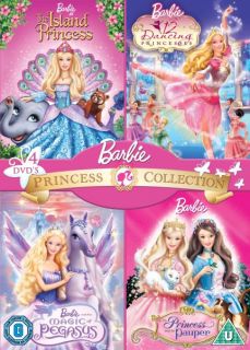 Barbie: Princess Collection (The Island Princess / 12 Dancing Princesses / The Magic of Pegasus / The Princess and the Pauper)      DVD