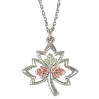 gold fall leaf pendant in sterling silver orig $ 89 00 now $ 64 99 add