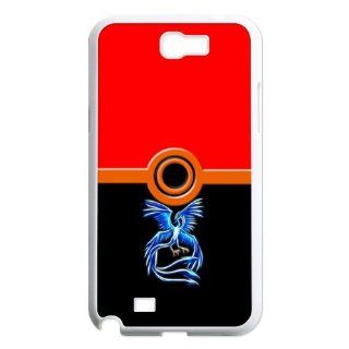 Custom Personalized Hot Cartoon & Anime Series Pokemon PokeBall Cover Hard Plastic Samsung Galaxy Note 2 N7100 Case: Cell Phones & Accessories