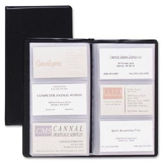 TOPS Cardinal Sealed Vinyl 72 Card File, Black, (751 610) : Business Card Filing Products : Office Products