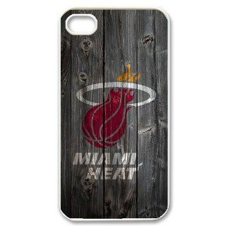 Miami Heat Wood Basketball team logo iPhone 4/4s Hard Plastic Protective Case,Durable Case: Computers & Accessories