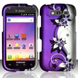 Accessory for T mobile Samsung Galaxy S Blaze 4g T769   blue Vine 2 Designer Hard Case Protector Cover: Cell Phones & Accessories